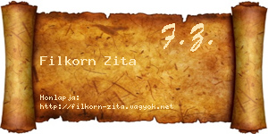 Filkorn Zita névjegykártya